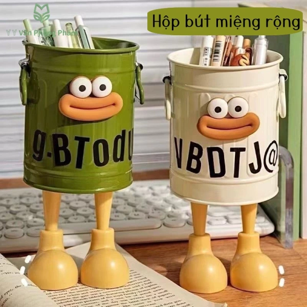 Miệng rộng của hộp bút retro giúp sắp xếp nhanh, nhưng lại gây khó khăn khi mang theo trong các chuyến công tác - Ảnh 3