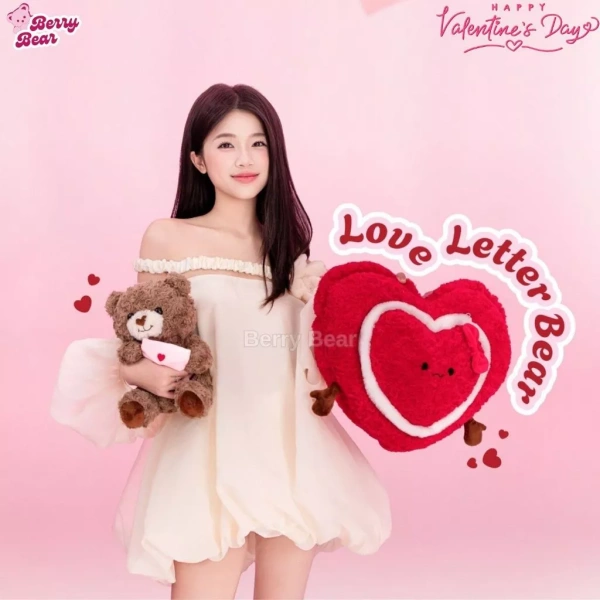 Mở ngăn thư trong gấu bông trái tim: bất ngờ khi cảm xúc được gói trong vòng ôm - Ảnh 1