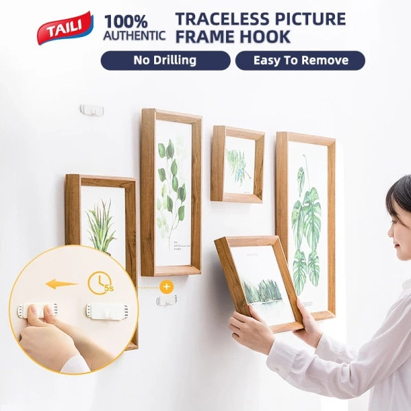 Móc dính tranh không khoan thường gây bất ngờ: giữ vững khung hình nhưng lại khó tách khi thay ảnh - Ảnh 1