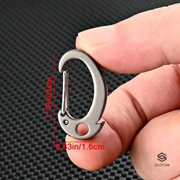 Q1: Móc khóa titan có thể chịu tải bao nhiêu? (Ảnh 5)