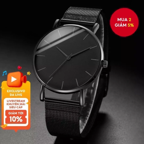 Một chiếc đồng hồ siêu mỏng thép không gỉ thường khiến áo sơ mi lệch vị trí trên cổ tay, chi tiết ít người chú ý - Ảnh 1