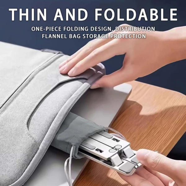 Một chiếc giá đỡ điều chỉnh độ cao vừa giúp bảo vệ cổ vừa ngăn laptop quá nóng - Ảnh 5