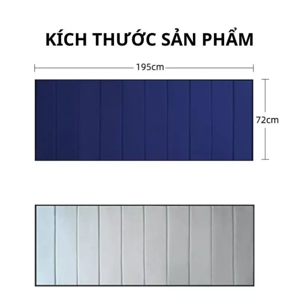 Để đáp ứng nhu cầu đa dạng, nhà sản xuất Suhadecor đã cho ra mắt mẫu nệm ngủ văn phòng gấp gọn 70x190cm dày 1,5cm. (Ảnh 2)