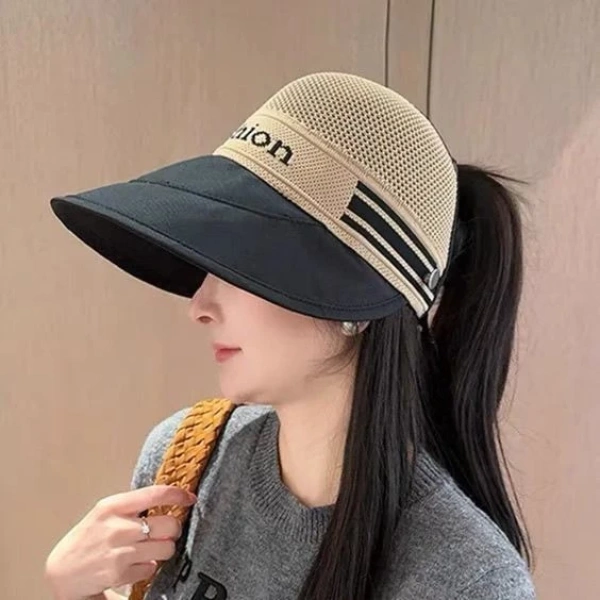 Mũ che nắng đa năng bảo vệ mặt hiệu quả, nhưng thường khiến người dùng quên dùng kem chống nắng - Ảnh 1 Mũ che nắng đa năng bảo vệ mặt hiệu quả, nhưng thường khiến người dùng quên dùng kem chống nắng - Ảnh 1