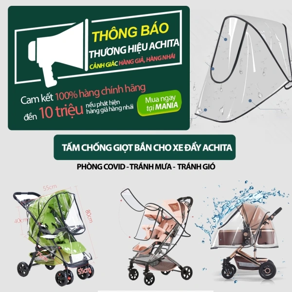 Mưa gió bất ngờ, áo mưa xe đẩy thường để lỡ kẽ nhỏ khiến bé vẫn cảm thấy ướt - Ảnh 2 Mưa gió bất ngờ, áo mưa xe đẩy thường để lỡ kẽ nhỏ khiến bé vẫn cảm thấy ướt - Ảnh 2