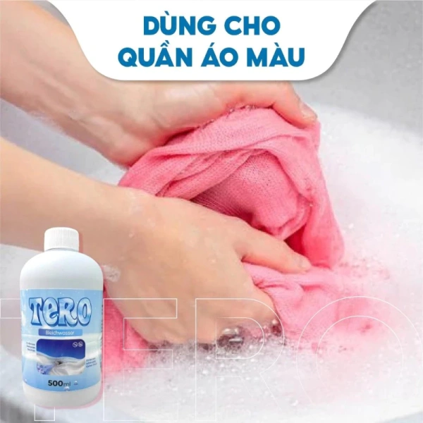 Với những vết mốc đã lâu, ngâm trong dung dịch Tero 30 phút rồi dùng bàn chải mềm nhẹ nhàng chà sát sẽ giúp loại bỏ hẳn mà không làm rách sợi vải. (Ảnh 5)