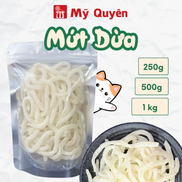 Mứt dừa ít đường, mềm dẻo nhưng không chất bảo quản thường gặp khó khăn trong việc duy trì hương vị - Ảnh 1