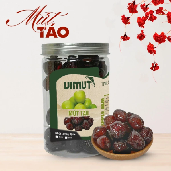 Mứt táo ít đường thường được xem nhẹ nhưng thực tế lại làm thay đổi vị ngọt cân bằng của những món bánh Tết. - Ảnh 2