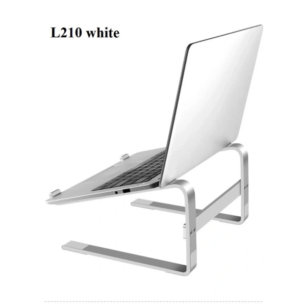 Nâng Macbook lên giá đỡ kệ tản nhiệt bằng hợp kim nhôm giúp máy lạnh hơn và công việc trở nên thoải mái hơn - Ảnh 1