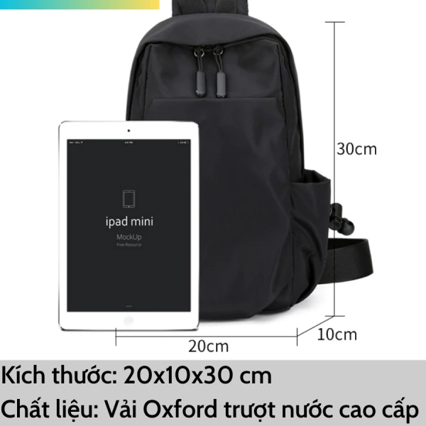 Ngăn chống trộm trên balo đeo chéo nam đựng iPad thường gây bất tiện trong các hành trình dài - Ảnh 3 Ngăn chống trộm trên balo đeo chéo nam đựng iPad thường gây bất tiện trong các hành trình dài - Ảnh 3