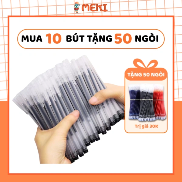 Ngòi bút gel 0.5 mm nhanh khô mang lại nét chữ đẹp nhưng lại dễ tắc sau giờ viết liên tục - Ảnh 1