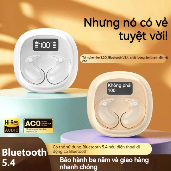 Ngủ cùng tai nghe nhét tai không dây Bluetooth mini nghe HIFI thường bị mic ghi lại tiếng thở khiến giấc ngủ bối rối - Ảnh 1