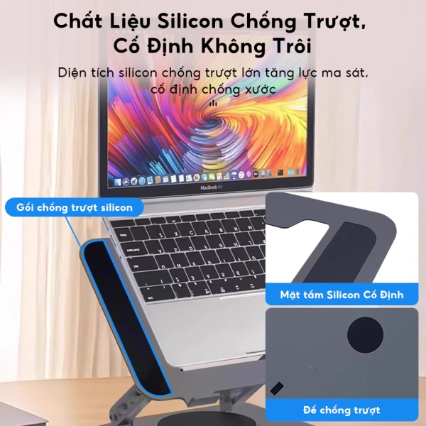 Giá đỡ K95 được thiết kế dành cho người dùng cần cả tính năng công thái học và tính thẩm mỹ hiện đại. (Ảnh 5)