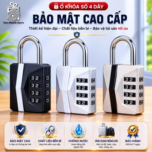 Nhiều người cho rằng ổ khóa số 4 dãy sẽ bảo vệ hoàn hảo, nhưng thực tế chỉ ngăn được những rủi ro nhất định. - Ảnh 1 Nhiều người cho rằng ổ khóa số 4 dãy sẽ bảo vệ hoàn hảo, nhưng thực tế chỉ ngăn được những rủi ro nhất định. - Ảnh 1