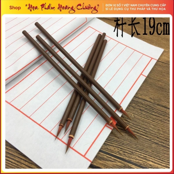 Những bất ngờ của bút lông tiểu cầm tay bằng tre nhỏ trong việc tạo nét mượt cho tranh thủy mặc màu nước - Ảnh 1