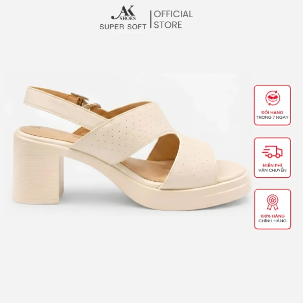 Những bất ngờ khi cảm nhận độ thoáng khí và độ nhẹ của sandal cao gót đế trụ trong những ngày lễ dài. - Ảnh 1