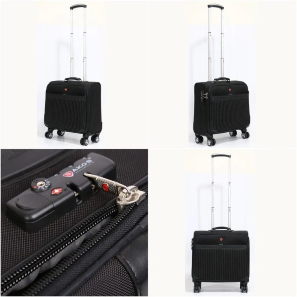 Những bất ngờ khi dùng valì kéo vải doanh nhân 18 inch có khóa TSA và lớp chống thấm trong chuyến bay dài - Ảnh 4