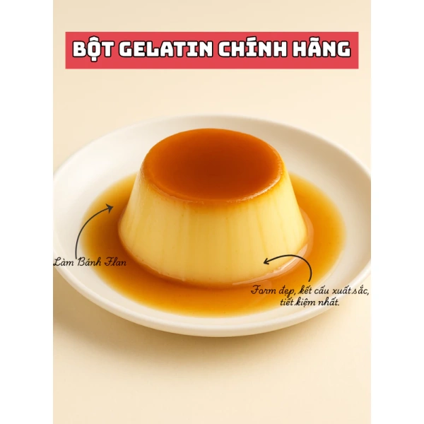 Gelatin bột không mùi cần thời gian ngâm để nở đúng cách. (Ảnh 3)