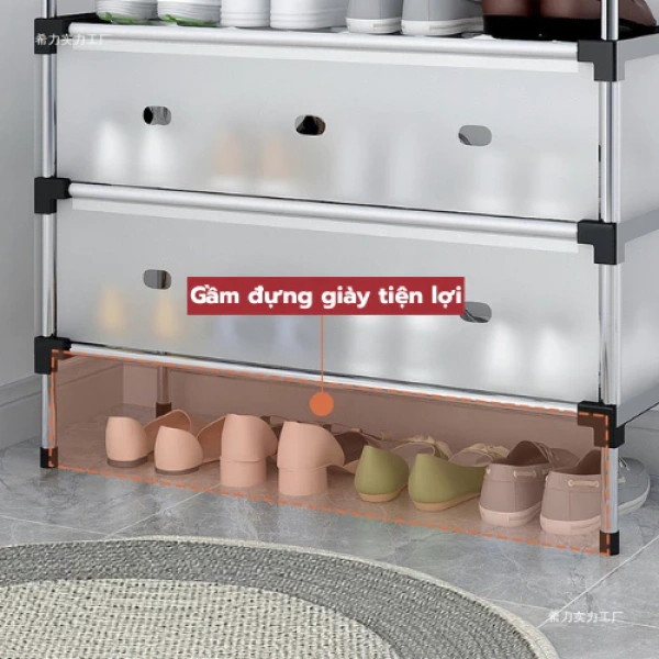 Khi lựa chọn kệ để bảo quản giày, người tiêu dùng thường phải cân nhắc giữa các vật liệu phổ biến. (Ảnh 4) Khi lựa chọn kệ để bảo quản giày, người tiêu dùng thường phải cân nhắc giữa các vật liệu phổ biến. (Ảnh 4)