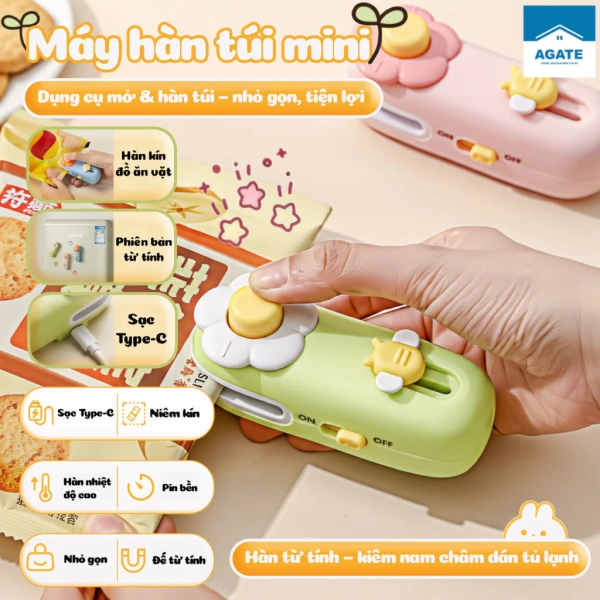 Những bất ngờ khi một công cụ niêm phong mini cầm tay thay đổi cách bảo quản bữa ăn nhanh hàng ngày - Ảnh 1 Những bất ngờ khi một công cụ niêm phong mini cầm tay thay đổi cách bảo quản bữa ăn nhanh hàng ngày - Ảnh 1
