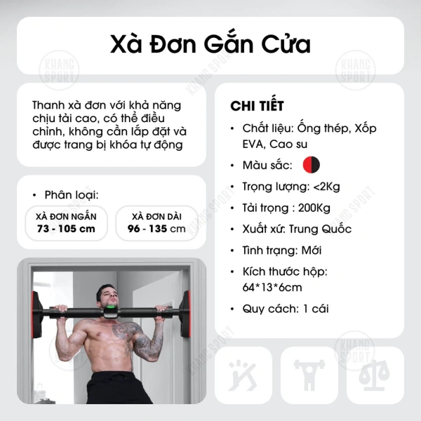 Mỗi xà đơn đều có giới hạn tải trọng tối đa được khuyến nghị, thường được xác định dựa trên vật liệu và thiết kế cấu trúc. (Ảnh 2) Mỗi xà đơn đều có giới hạn tải trọng tối đa được khuyến nghị, thường được xác định dựa trên vật liệu và thiết kế cấu trúc. (Ảnh 2)