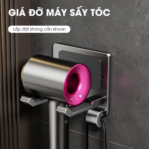 Giá treo máy sấy tóc hiện nay có đa dạng màu sắc – trắng, xám, đen – để phù hợp với mọi không gian nội thất. (Ảnh 3) Giá treo máy sấy tóc hiện nay có đa dạng màu sắc – trắng, xám, đen – để phù hợp với mọi không gian nội thất. (Ảnh 3)