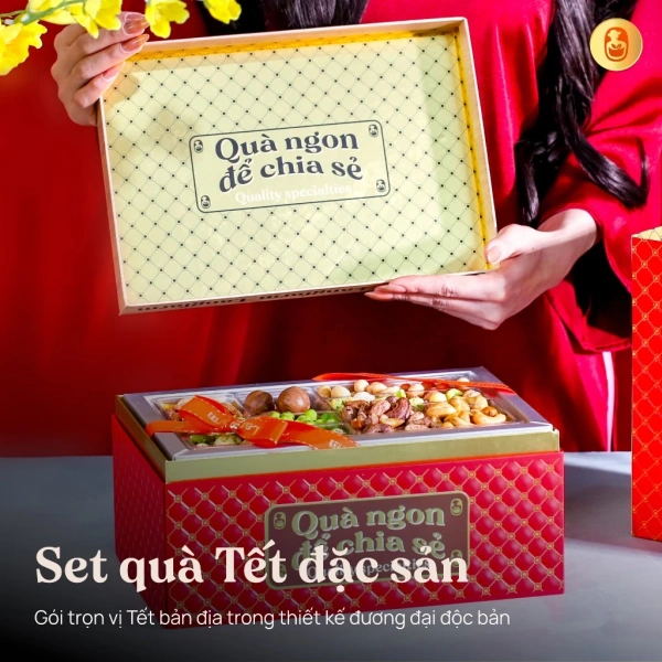 Những chi tiết nhỏ trong gói quà Tết đặc sản khiến người nhận nhớ mãi hương vị quê hương - Ảnh 1 Những chi tiết nhỏ trong gói quà Tết đặc sản khiến người nhận nhớ mãi hương vị quê hương - Ảnh 1