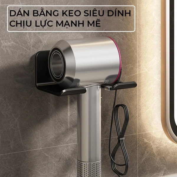 Nhiều mô hình giá treo hiện nay sử dụng keo dán đặc biệt để cố định lên tường. (Ảnh 3)