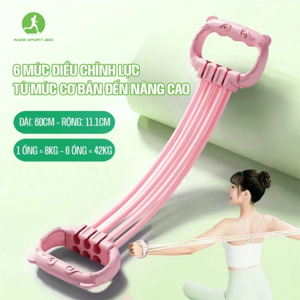 Những giới hạn ít người nhận ra khi dùng dây kéo 6 cấp độ cho bài tập tay, vai, lưng - Ảnh 1