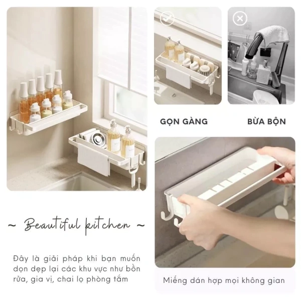 Những lỗi thường gặp khi lắp kệ đựng đồ rửa chén gắn tường khiến người dùng ngỡ ngàng sau một tháng - Ảnh 3 Những lỗi thường gặp khi lắp kệ đựng đồ rửa chén gắn tường khiến người dùng ngỡ ngàng sau một tháng - Ảnh 3