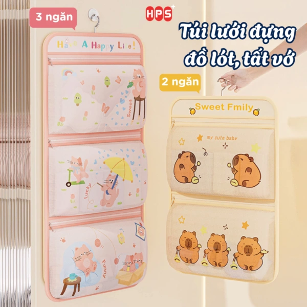 Những lúc bận rộn, việc chọn túi treo đồ lót có móc và khóa kéo thực sự thay đổi cách sắp xếp không gian trong phòng ngủ - Ảnh 1