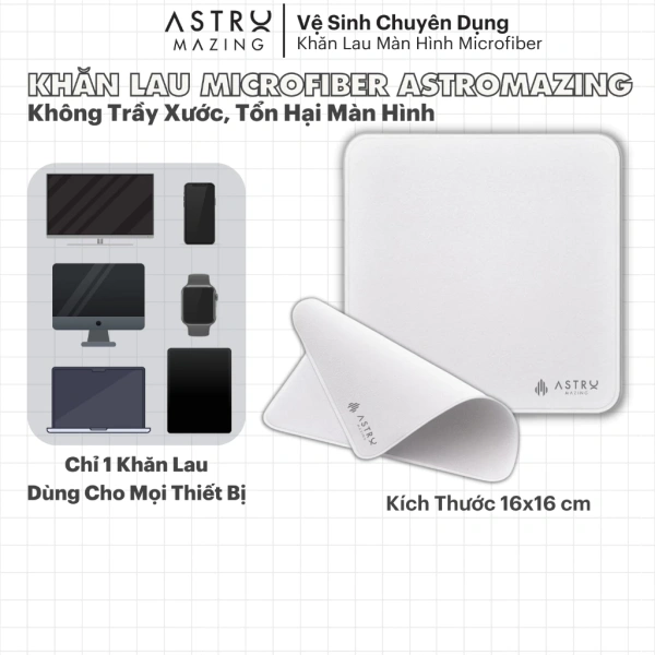 Những vết bám mờ trên màn hình thường xuất hiện vì không dùng đúng loại khăn lau màn hình microfiber mềm mịn - Ảnh 1