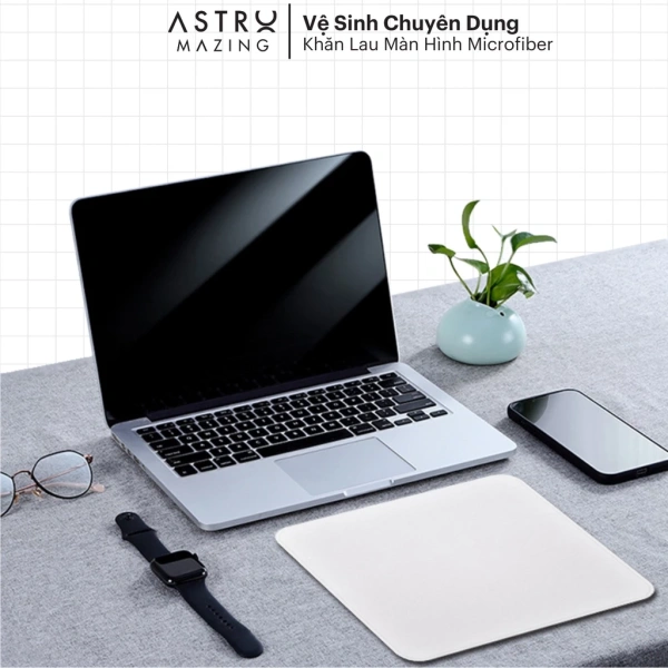 Trong số này, chỉ khăn microfiber đạt tiêu chuẩn tối ưu cho các thiết bị điện tử nhạy cảm như smartphone, tablet, laptop và MacBook. (Ảnh 3)