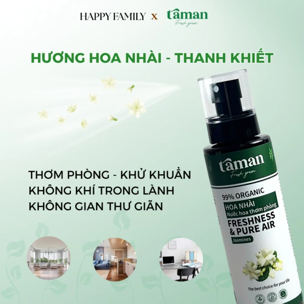 Nếu bạn đang tìm kiếm một sản phẩm đáp ứng cả tiêu chí hương thơm nhài thanh khiết, lưu hương lâu mà không gây cảm giác ngột ngạt, Nước Hoa Xịt Phòng TAMAN hương hoa nhài là một lựa chọn đáng cân nhắc. (Ảnh 4) Nếu bạn đang tìm kiếm một sản phẩm đáp ứng cả tiêu chí hương thơm nhài thanh khiết, lưu hương lâu mà không gây cảm giác ngột ngạt, Nước Hoa Xịt Phòng TAMAN hương hoa nhài là một lựa chọn đáng cân nhắc. (Ảnh 4)