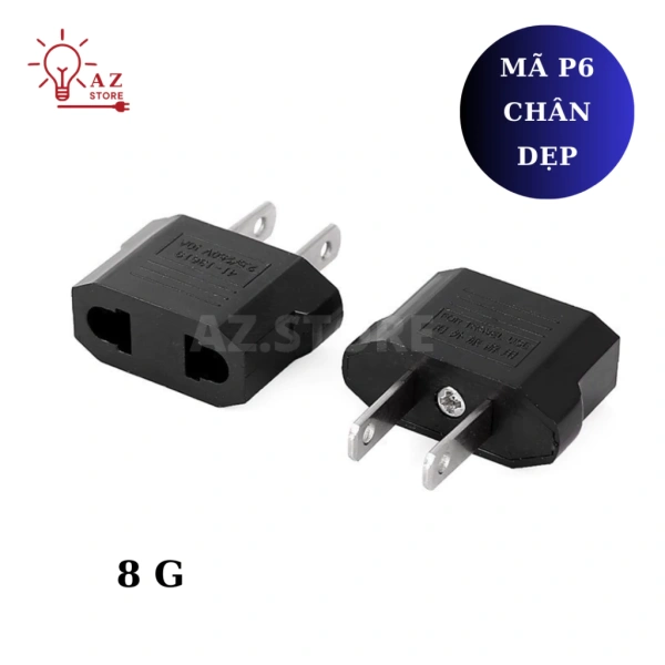Ổ chuyển đổi phích cắm 2 dẹt sang 2 tròn: Khi mong đợi an toàn nhưng dây luôn bị lỏng - Ảnh 1
