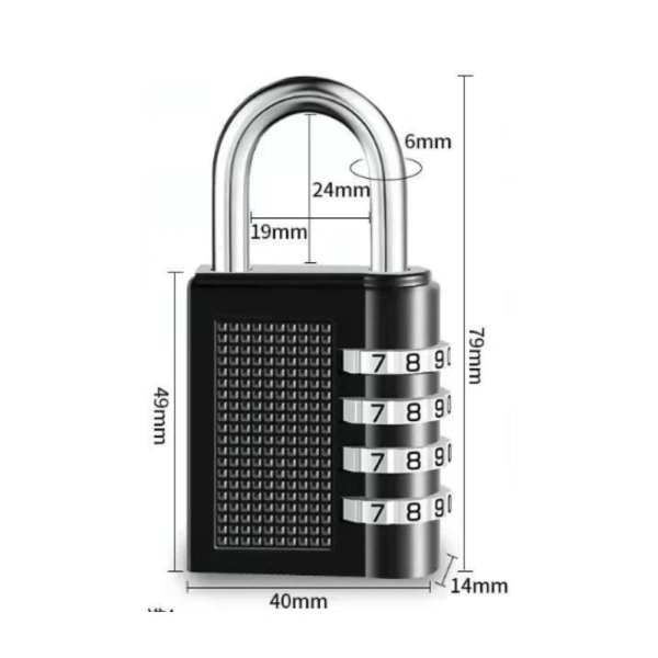 Ổ khóa số mini 4 chữ số: khi việc quên mã làm chuyến du lịch trở nên khó chịu - Ảnh 1