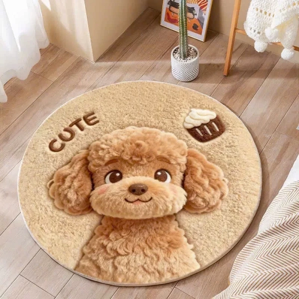 Phải làm sao khi thảm lông dạ 3D hình thú 70 cm liên tục trượt trên sàn phòng ngủ? - Ảnh 1