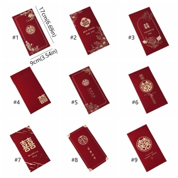 Trong một số miền Bắc, người ta thường áp dụng kiểu gập dài dọc: lấy phần trên cùng của phong bao, gập lại tạo thành một dải dài, sau đó gập lại hai lần để hình thành “hộp” dọc. (Ảnh 2)