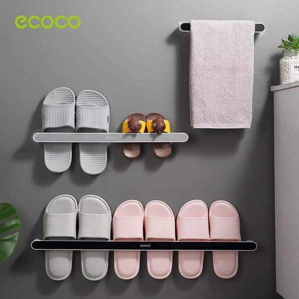 Phòng tắm gọn gàng hơn khi giày được treo gập gọn trên tường - Ảnh 1 Phòng tắm gọn gàng hơn khi giày được treo gập gọn trên tường - Ảnh 1