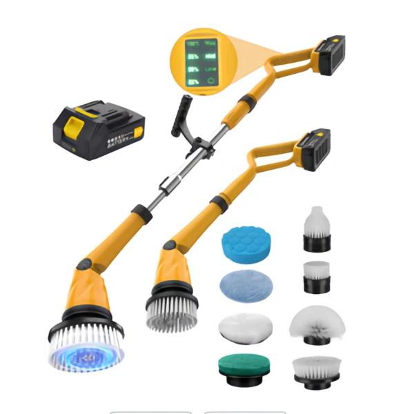 Đế đỡ được bọc bằng lớp velcro cung cấp điểm cố định cho các loại đầu chải, ngăn chúng lắc lư hoặc rơi rớt trong quá trình sử dụng và sạc. (Ảnh 2)
