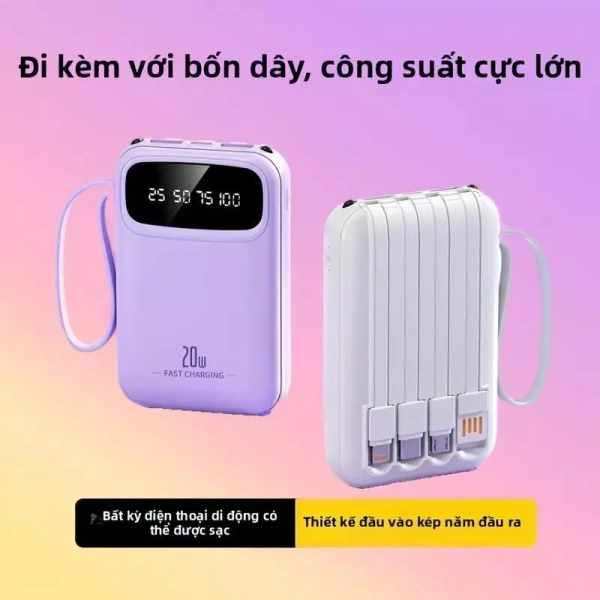 Nhìn vào nhiều mẫu pin dự phòng, bạn sẽ thấy hầu hết chỉ có LED báo mức pin đơn giản. (Ảnh 3) Nhìn vào nhiều mẫu pin dự phòng, bạn sẽ thấy hầu hết chỉ có LED báo mức pin đơn giản. (Ảnh 3)