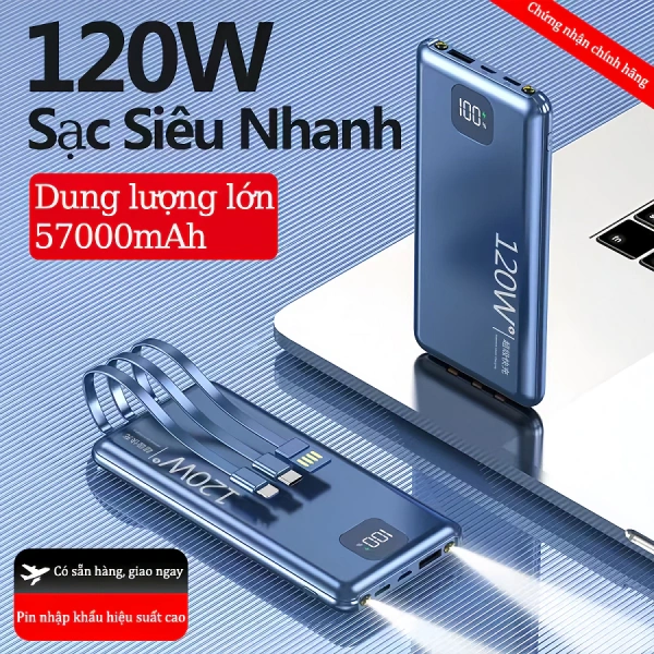 Một trong những “điểm bán” nổi bật nhất của mẫu pin này là tích hợp ba dây cáp chuẩn: một cáp Lightning cho các thiết bị Apple, một cáp Micro‑USB dành cho những thiết bị Android cũ, và một cáp Type‑C đáp ứng hầu hết các thiết bị mới nhất. (Ảnh 2) Một trong những “điểm bán” nổi bật nhất của mẫu pin này là tích hợp ba dây cáp chuẩn: một cáp Lightning cho các thiết bị Apple, một cáp Micro‑USB dành cho những thiết bị Android cũ, và một cáp Type‑C đáp ứng hầu hết các thiết bị mới nhất. (Ảnh 2)