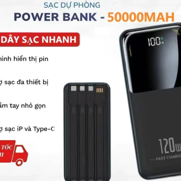 Pin dự phòng 80 000 mAh đa dây tiện lợi trong chuyến đi, nhưng trọng lượng lại là bất ngờ không ngờ - Ảnh 1