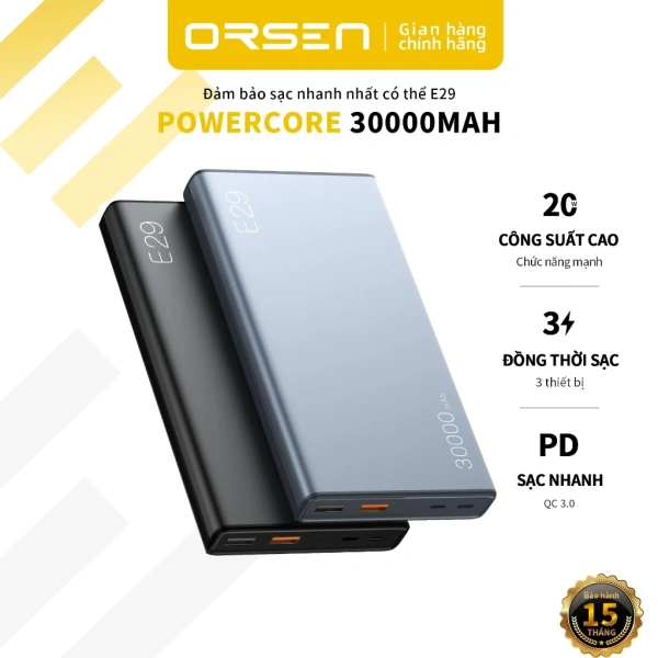 Pin sạc dự phòng 30000mAh 20W: tại sao nó lại trở thành “bảo bối” trong những chuyến công tác kéo dài - Ảnh 1