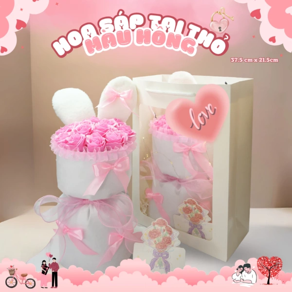 Nếu bạn từng lo lắng rằng một món quà Valentine sẽ nhanh “héo úa” sau ngày lễ, việc chuyển sang hoa sáp và đèn LED là một cách thông minh để “dừng lại” thời gian. (Ảnh 5)