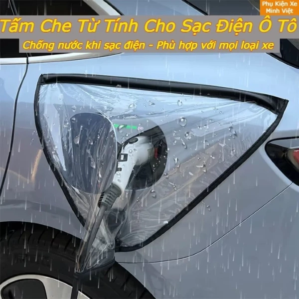 Rủi ro ngập nước ở ổ sạc xe ô tô điện thường chỉ lộ diện khi không có tấm che mưa bảo vệ - Ảnh 1