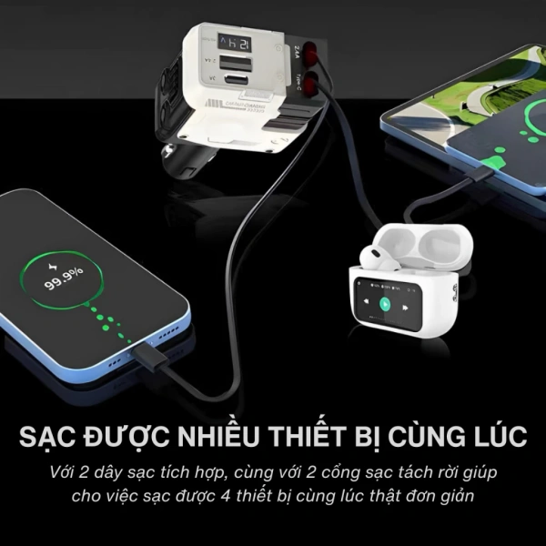 Đối với một tẩu sạc đa năng trong ô tô, việc tích hợp cả QC và PD trên cùng một thiết bị cho phép người dùng linh hoạt kết nối bất kỳ thiết bị nào mà không phải lo lắng về tốc độ sạc hoặc tương thích. (Ảnh 3) Đối với một tẩu sạc đa năng trong ô tô, việc tích hợp cả QC và PD trên cùng một thiết bị cho phép người dùng linh hoạt kết nối bất kỳ thiết bị nào mà không phải lo lắng về tốc độ sạc hoặc tương thích. (Ảnh 3)