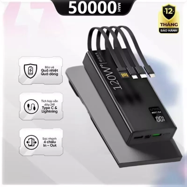 Sạc dự phòng 120W dung lượng lớn: Khi tốc độ sạc thực tế không luôn bằng lời quảng cáo - Ảnh 1 Sạc dự phòng 120W dung lượng lớn: Khi tốc độ sạc thực tế không luôn bằng lời quảng cáo - Ảnh 1