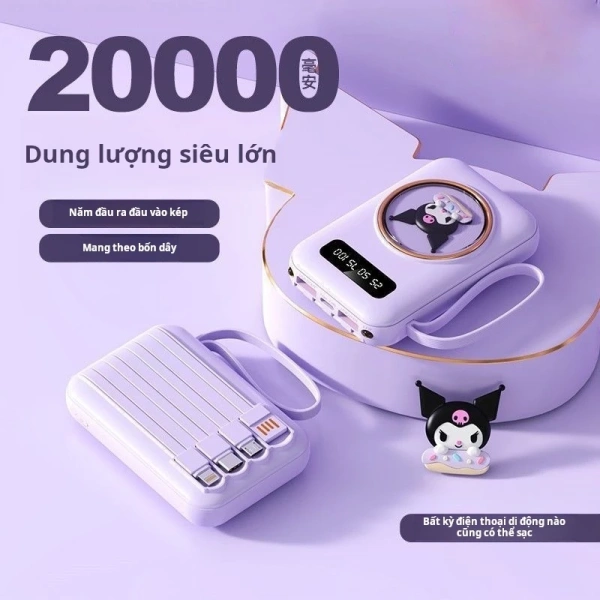 Sạc dự phòng 20000 mAh đáp ứng mọi nhu cầu trong ngày, nhưng việc mang theo bốn dây màu có thực sự tiện lợi? - Ảnh 3 Sạc dự phòng 20000 mAh đáp ứng mọi nhu cầu trong ngày, nhưng việc mang theo bốn dây màu có thực sự tiện lợi? - Ảnh 3