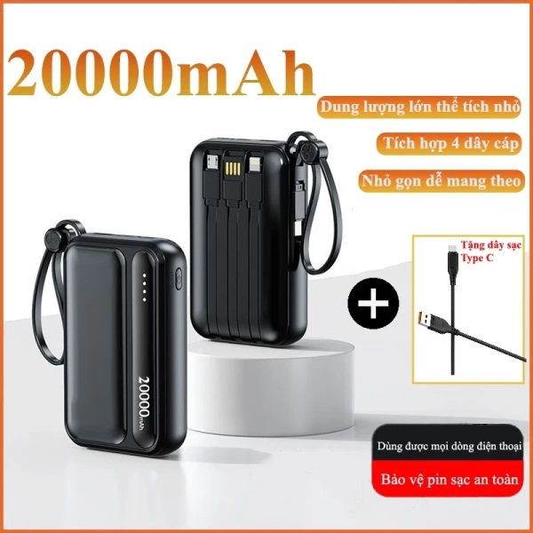 Sạc dự phòng 20000mAh thực sự cứu vãn những giây phút lo lắng khi thiết bị sắp hết pin - Ảnh 1 Sạc dự phòng 20000mAh thực sự cứu vãn những giây phút lo lắng khi thiết bị sắp hết pin - Ảnh 1